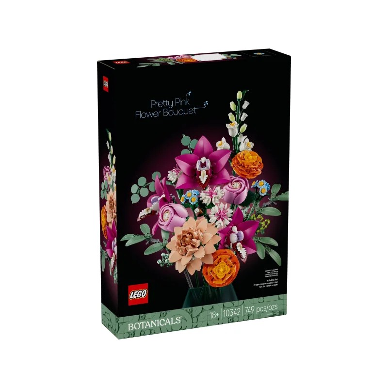 LEGO 10342 Ramo de Flores Fantasía en Rosa
