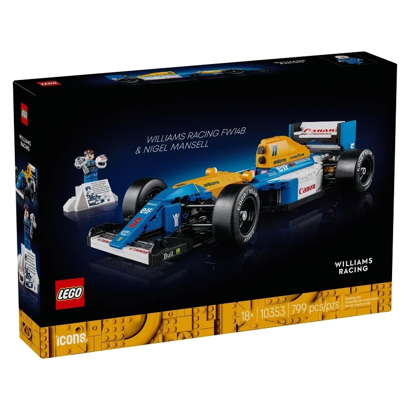 LEGO 10353 Williams Racing FW14B y Nigel Mansell