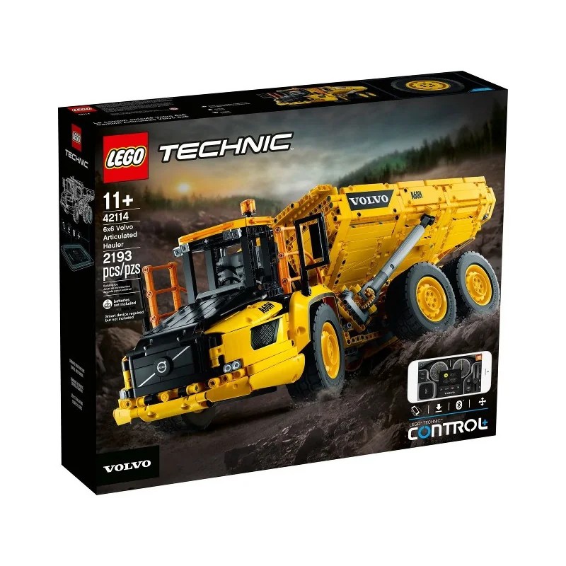 LEGO 42114 Dúmper Articulado Volvo 6x6