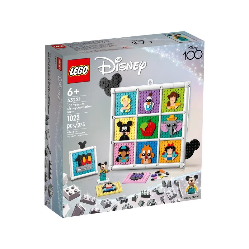 LEGO 43221 100 Años de Iconos de la Animación Disney