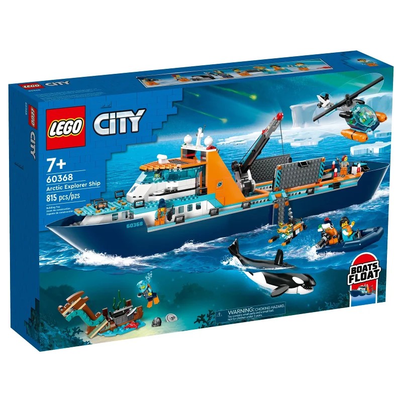 LEGO 60368 exploradores del Ártico: Barco
