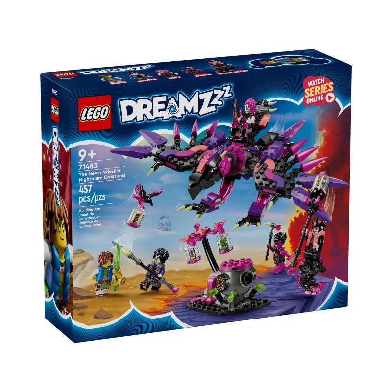 LEGO 71483 Criaturas de las Pesadillas de la Bruja Jamás