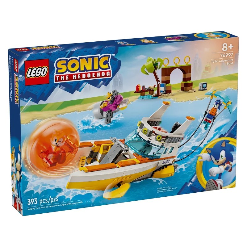 LEGO 76997 Barco de Aventuras de Tails