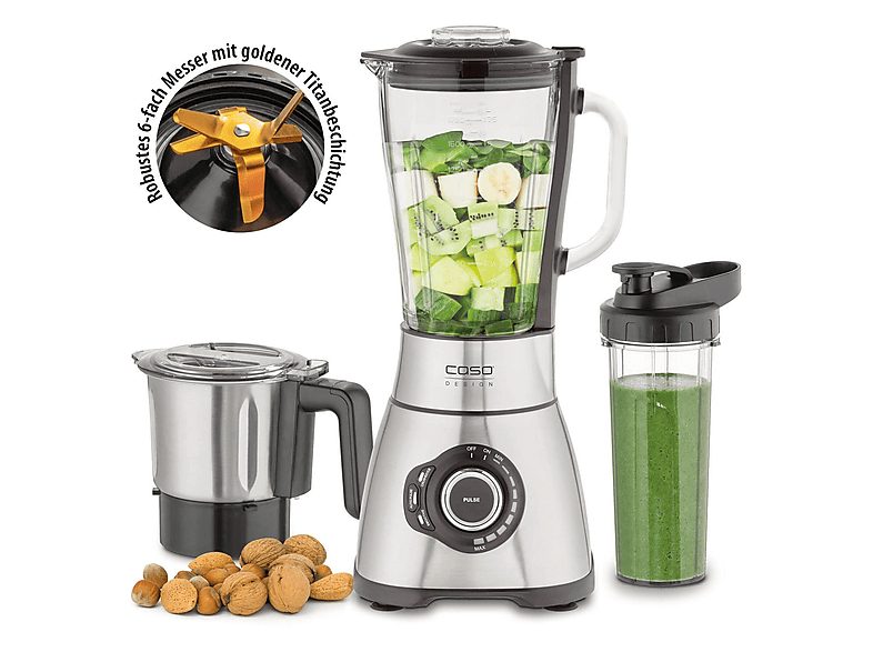 Licuadora - CASO 3618, 1800 W, 1.75 l, Inox