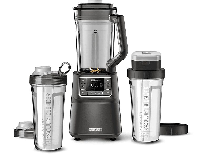 Licuadora - SENCOR SRM 3150SS, 1500 W, 1.75 l, Negro