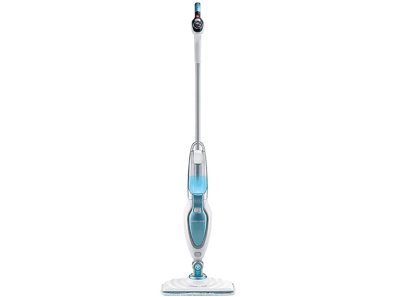 Limpiador de vapor - BLACK & DECKER FSM16CD-QS, 1600 W, 0,46 l, 1 barbar, Azul, Blanco