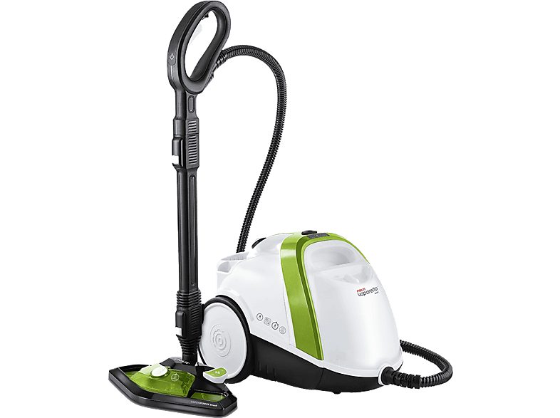 Limpiador de vapor - Polti Smart 110 Eco, 1500 W, Capacidad Depósito 2l, 4 bar, 7.5 m², 110ºC, Verde
