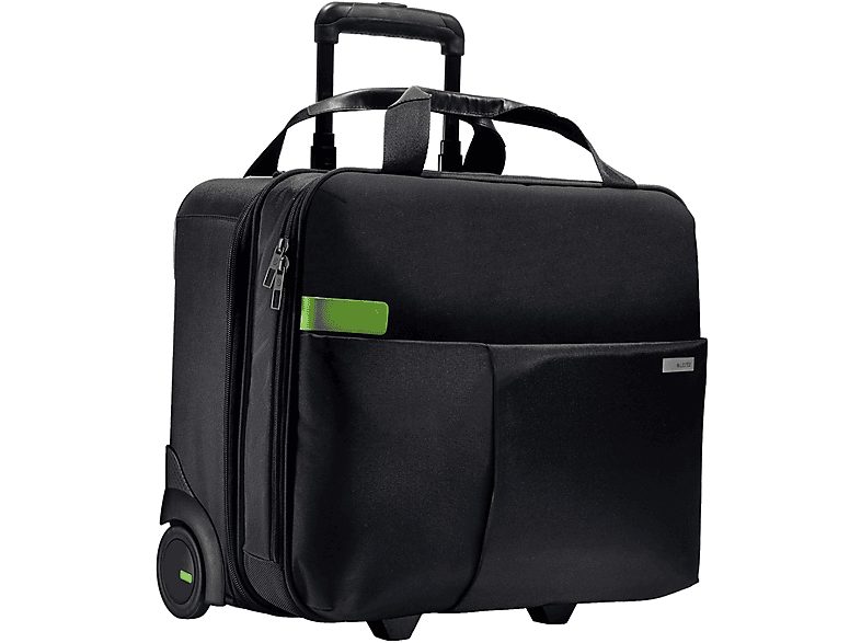 Maletín para portátil - LEITZ 60590095, 15,6 ", Cuero, Negro