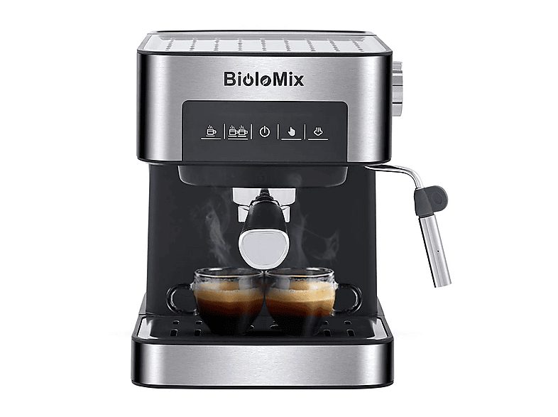 Máquina de café expreso - BIOLOMIX LJ1522, , 850 W, Gris