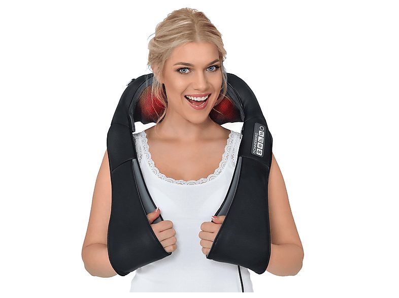 Masajeador - DONNERBERG NM-089, para: Hombros, Función calor, Negro