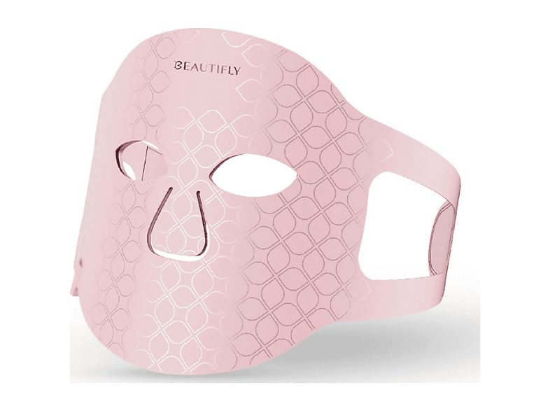Máscara facial LED - Beautifly Aura Glam Pro, Cara, Rosa