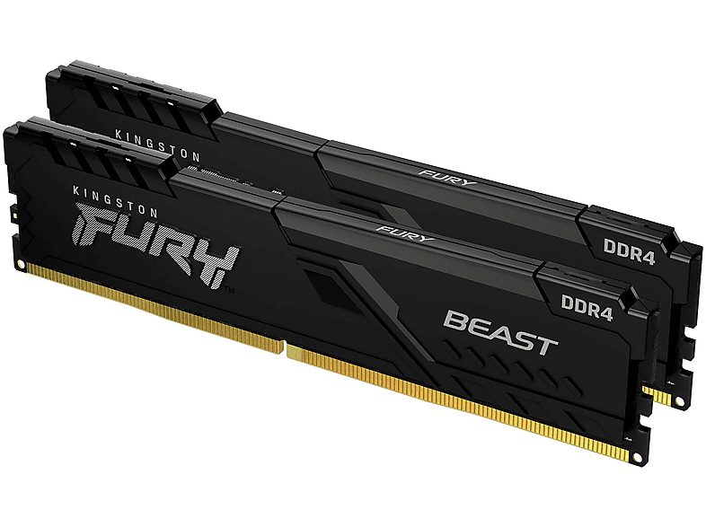 Memoria RAM - KINGSTON TECHNOLOGY DDR4 KINGSTON FURY BEAST 32 GB 2 X 16GB 3200 NEGRO