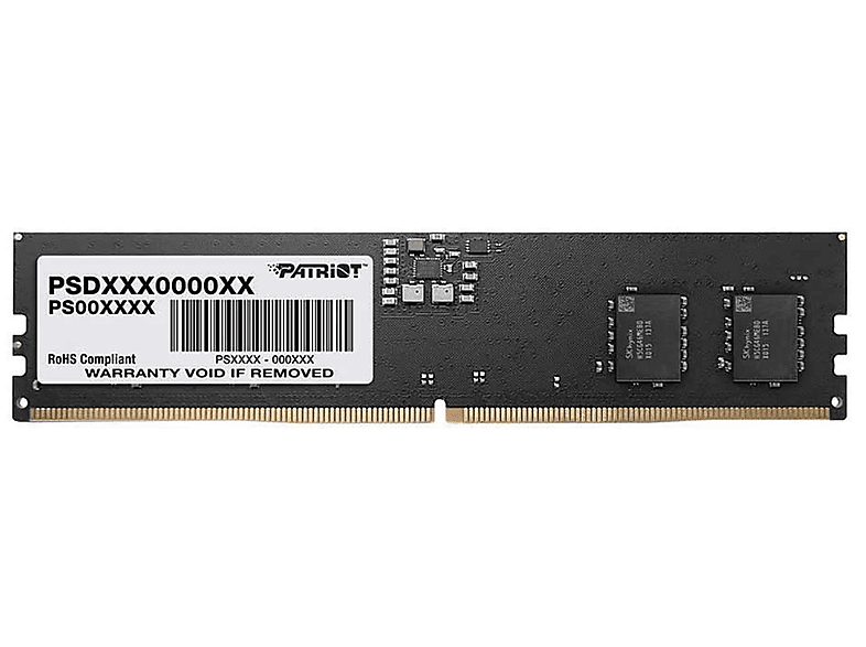 Memoria RAM - PATRIOT MEMORY Signature PSD58G480041
