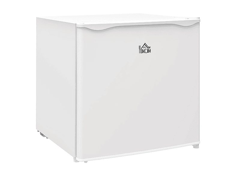 Mini congelador - HOMCOM 800-127V91WT, 48,8 cm, Blanco