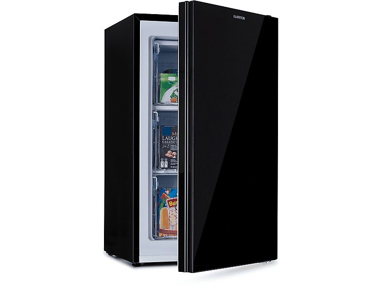 Mini congelador - KLARSTEIN Pluto 65L, 84,50 cm, Negro