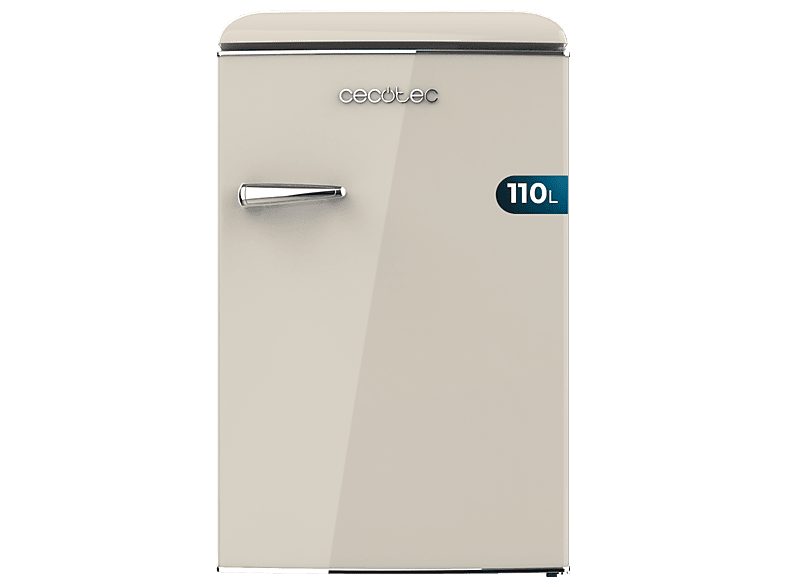 Nevera pequeña - CECOTEC Bolero CoolMarket TT Origin 110 Beige E, Altura 90 cm, Capacidad 110 l, Beige