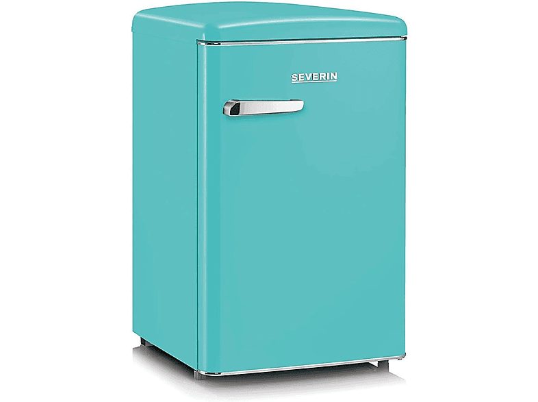 Nevera pequeña - SEVERIN RKS 8834, Altura 89,5 cm, Capacidad 108 l, Turquesa