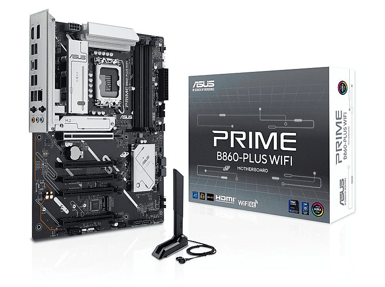 Placa base  - 90MB1K50-M0EAY0 ASUS, ATX, Intel B860, LGA 1851 (Socket V1), Multicolor