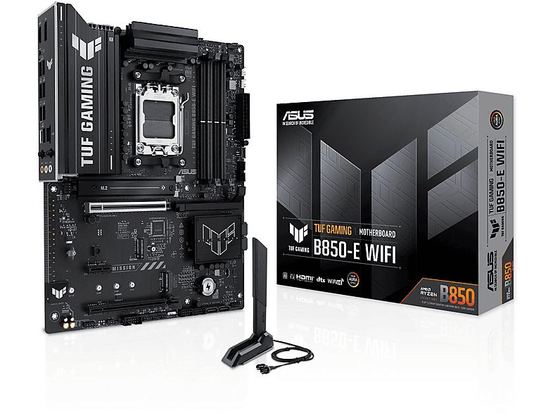Placa base  - TUF GAMING B850-E WIFI ASUS, ATX, AMD B850, Sockel AM5, Multicolor