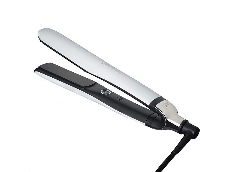 Plancha de pelo - ghd Platinum+, Cerámica, 185°C, Tecnología predictiva Ultra-zone™, Blanco