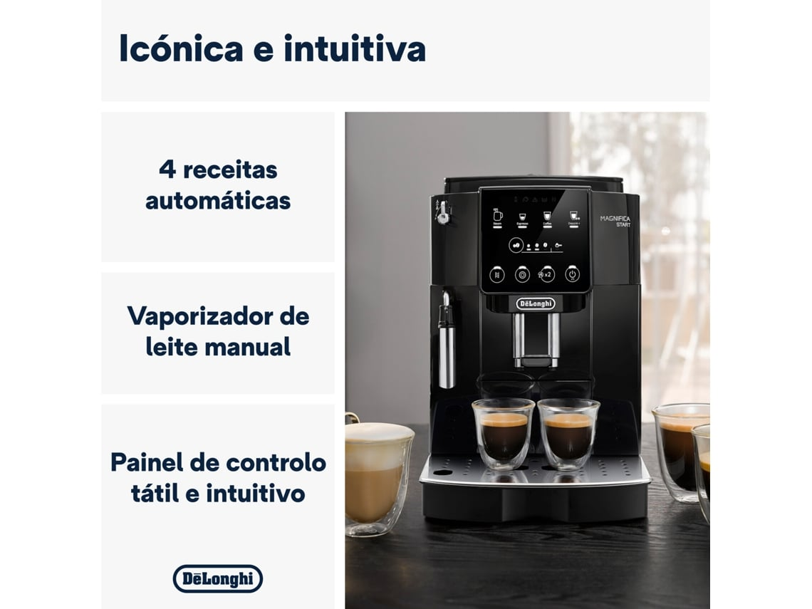 Cafetera Expreso Automático DELONGHI ECAM220.21.B Magnifica start (15 bar - 13 Niveles de Molienda)