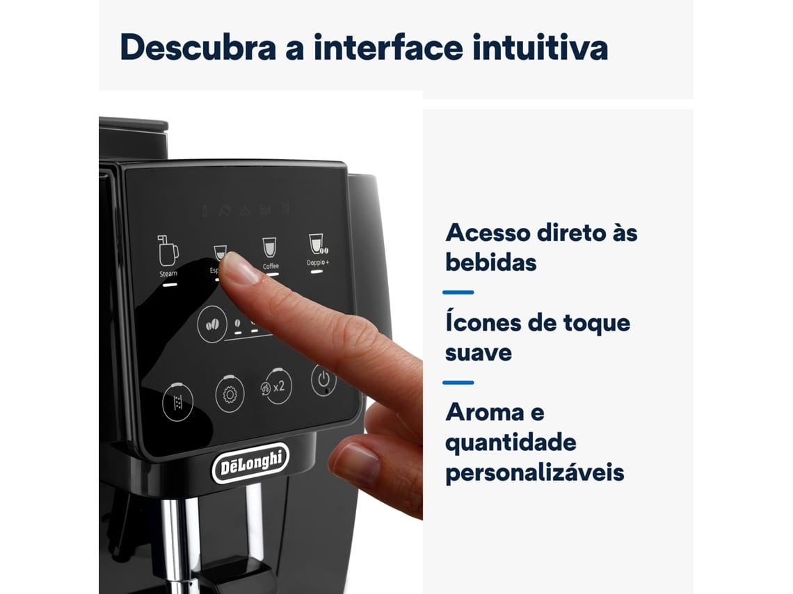 Cafetera Expreso Automático DELONGHI ECAM220.21.B Magnifica start (15 bar - 13 Niveles de Molienda)
