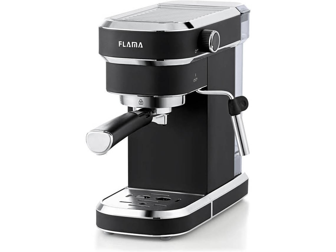 Cafetera FLAMA 1266FL NEGRO (20 bar - Café Molido y monodosis)