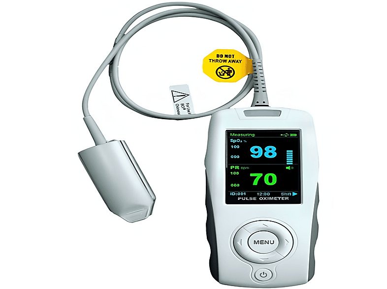 Pulsioxímetro - MOBICLINIC MD300K2, Gris