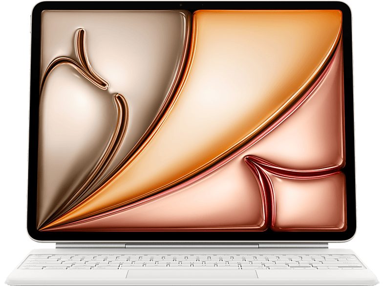 REACONDICIONADO Seminuevo Muy bueno Apple Magic Keyboard, Funda con teclado para el iPad Air de 13 pulgadas M3, Español, Blanco