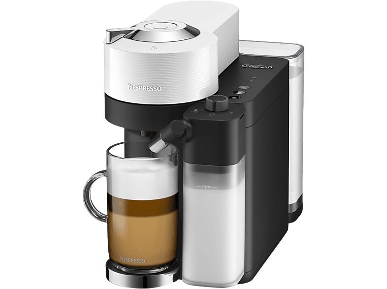 REACONDICIONADO Seminuevo Muy bueno Cafetera de cápsulas - Nespresso® De'Longhi Vertuo Lattissima ENV300.W, 1500 W, 1.6 l, Depósito de leche
