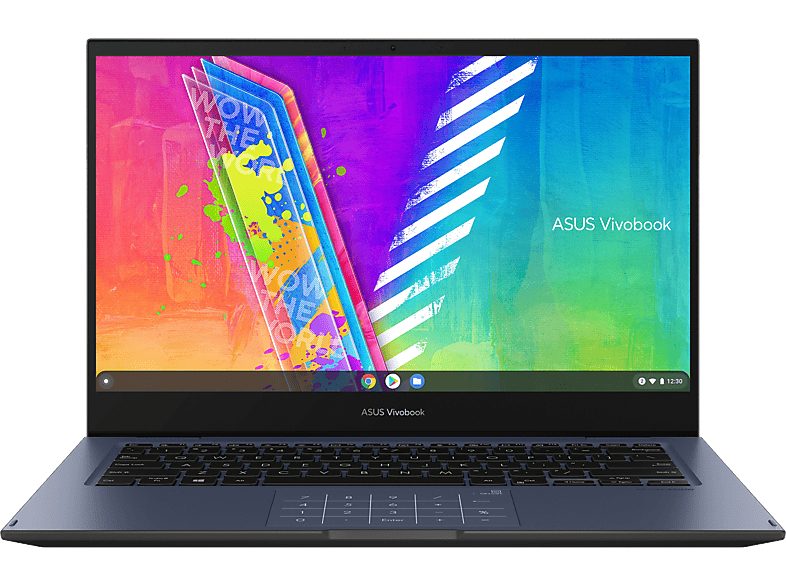 REACONDICIONADO Seminuevo Muy bueno Convertible 2 en 1 - ASUS Vivobook TP1400KA-EC040WS, 14"FHD, Intel®Celeron®N4500, 4GB RAM, 128GB eMMC, UHDGraphics