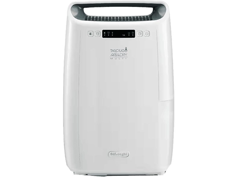 REACONDICIONADO Seminuevo Muy bueno Deshumidificador - De'Longhi Tasciugo AriaDry Multi DEXD214RF, 2.1 l, 65 m³, 14 l/d, Asas de transporte, Blanco
