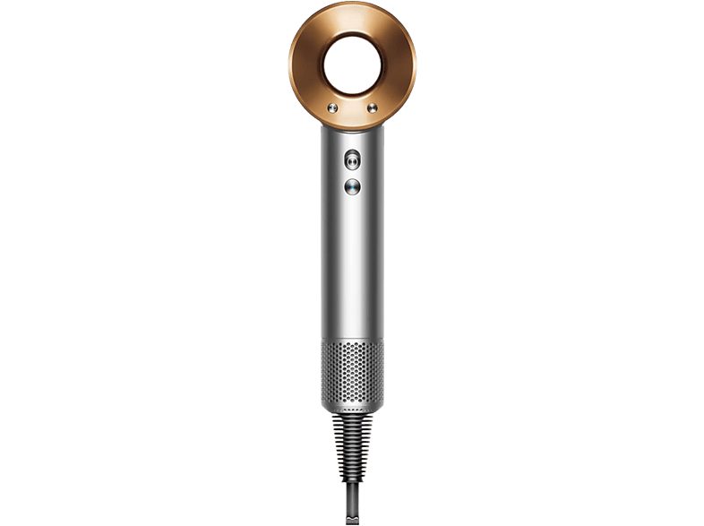 REACONDICIONADO Seminuevo Muy bueno Secador - Dyson Supersonic Nickel/Copper, Accesorios, Tecnología Avanzada, 1600 W, Secado rápido, 3 Temp