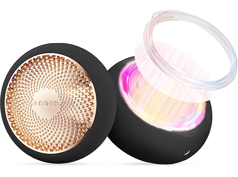 Rejuvenecedor facial - FOREO UFO 3, Apagado automático, Negro
