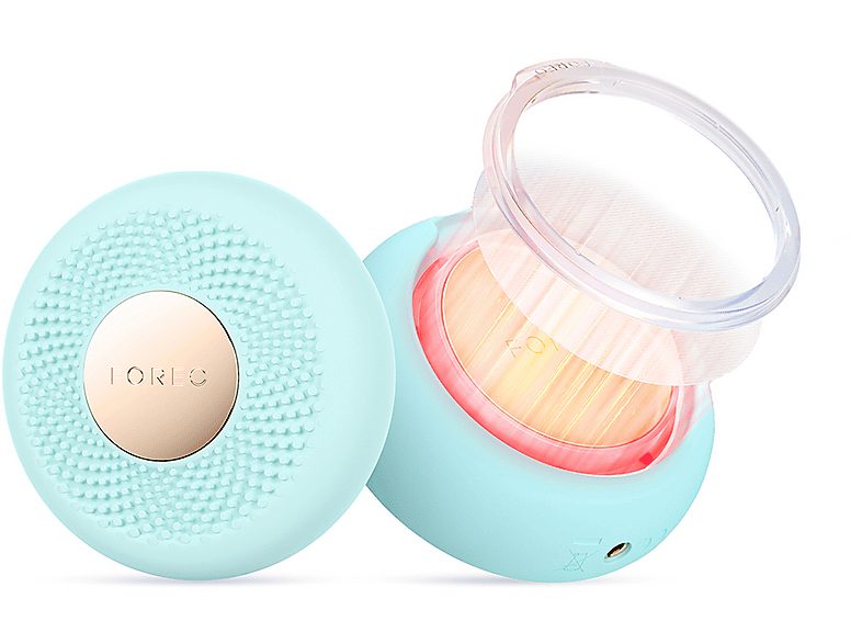 Rejuvenecedor facial - FOREO UFO 3 mini, Apagado automático, Azul ártico