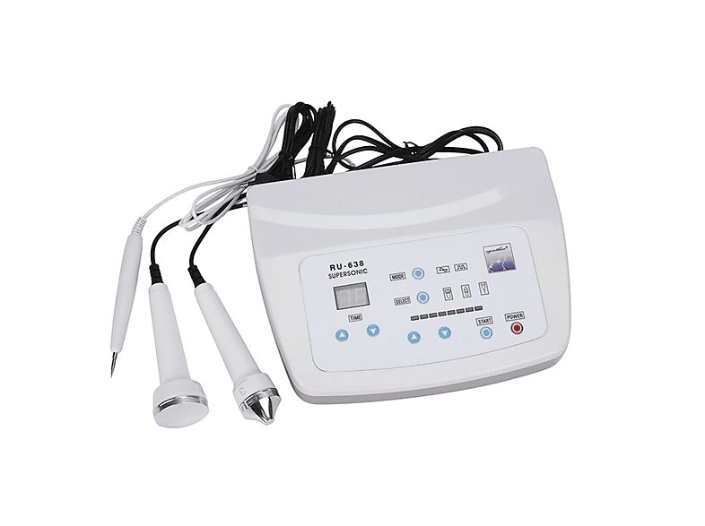 Rejuvenecedor facial - IDERMIA De belleza ultrasónico 2 en 1.Instrumento gestión de nevus ultrasónico y eliminación manchas en cara, Cara, Blanco