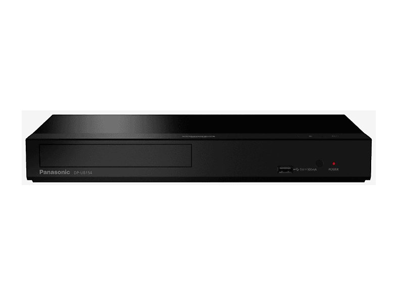Reproductor de Blu-Ray - PANASONIC DP-UB154EG-K, Ultra HD 4K, USB|USB 2.0|HDMI|RJ-45|Ethernet, Negro