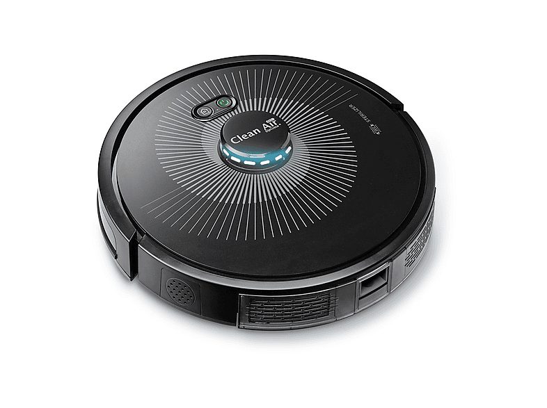 Robot aspirador - CLEAN AIR OPTIMA Con función de fregado Lámpara UVC RVC-001B, 32 W, Potencia de succión 4 kPa, Depósito 600 ml, Autonomía 120 Min., Negro