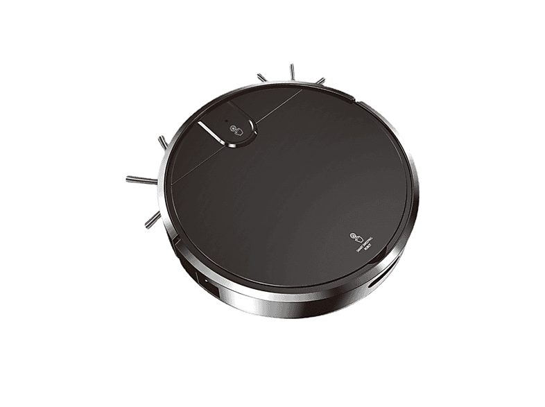 Robot aspirador - SYNTEK Aspiradora Robot Barredora Automática Recargable, Depósito 200 ml, Autonomía 120 min, negro