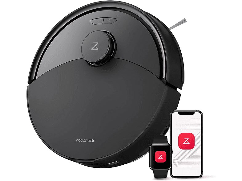 Robot Aspirador y Fregasuelos - ROBOROCK Q10 PF, 45 W, Potencia de succión 10 kPa, Depósito 500 ml, Autonomía 150 Min., Negro