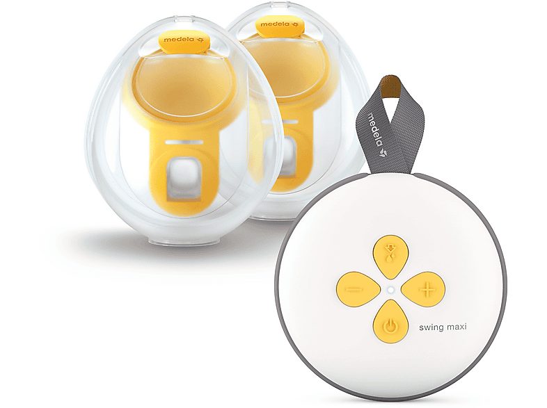Sacaleches eléctrico  - Swing Maxi Hands Free MEDELA, Amarillo y Blanco