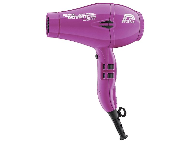 Secador - PARLUX Advance Light, 2200 W, 4 niveles temperatura, 2 velocidades, Difusor incluido, Violeta