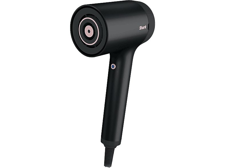 Secador - Shark HD120EU Style iQ, 1600W, 3 temperaturas, Aire frío, 3 Accesorios, Negro