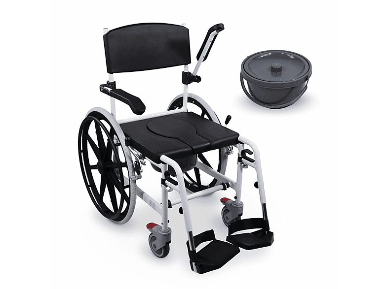 Silla de baño - MOBICLINIC Calígula, Negro