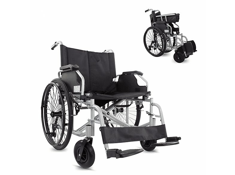 Silla de ruedas - MOBICLINIC Bariatrica, Negro