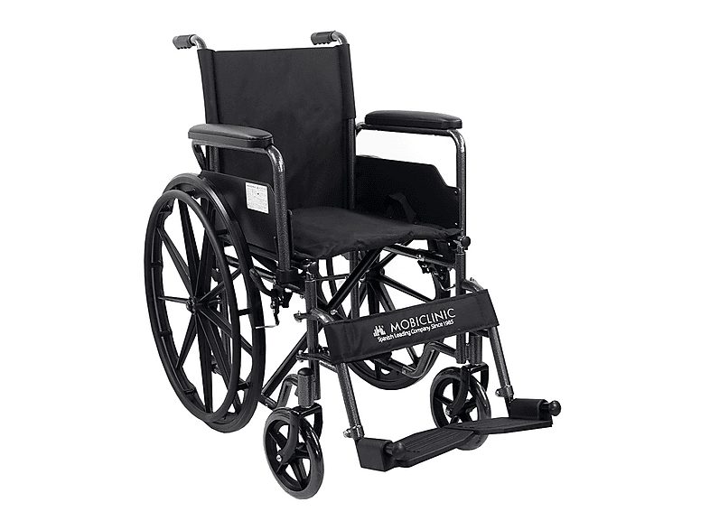 Silla de ruedas - MOBICLINIC S220, Negro