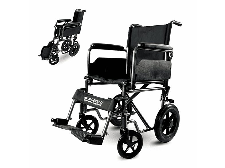 Silla de ruedas - MOBICLINIC S230, Negro