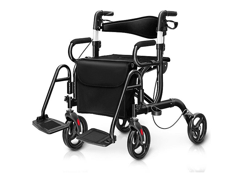 Silla de ruedas - NORTHIO 83773, Negro