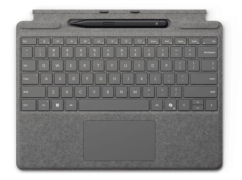 Teclado - Microsoft para Surface Pro con Slim Pen, Platino