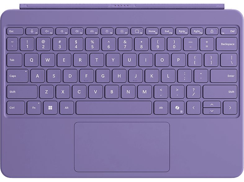 Teclado  - Microsoft Surface Pro 12", Conexión Magnética, Retroiluminación, Violet